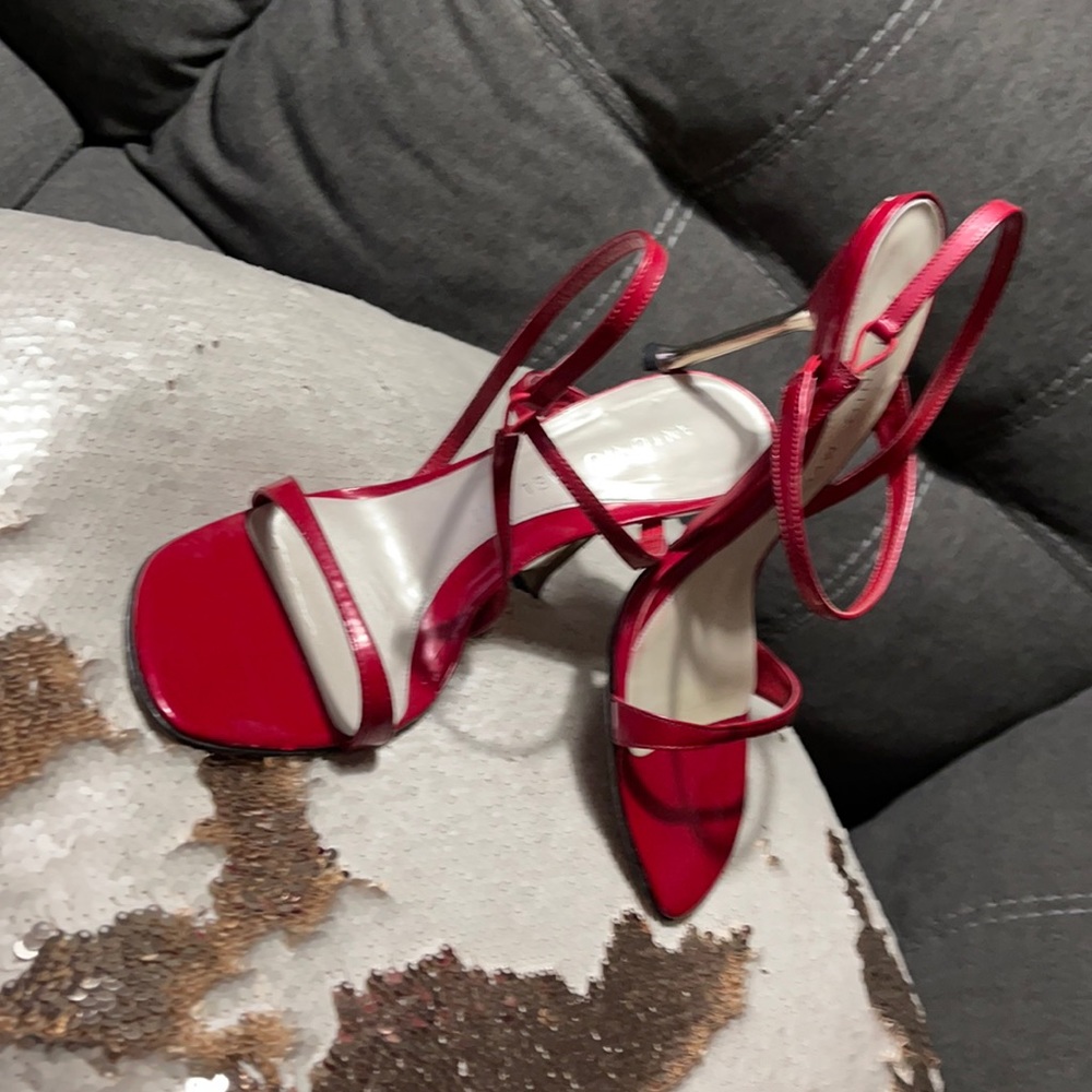 Antonio Melani Red with metallic silver Heels - Women | Color: Red | Size: 8M